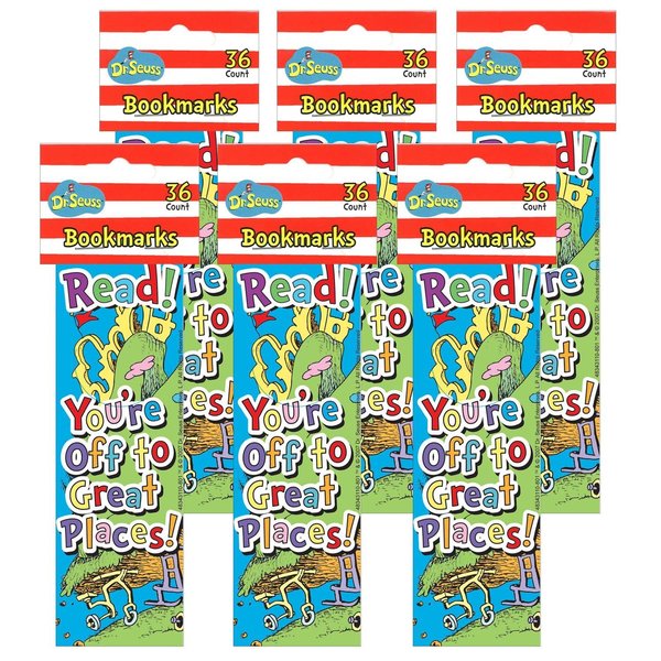 Eureka Dr. Seuss™ Oh, The Places... Bookmarks, PK216 834311